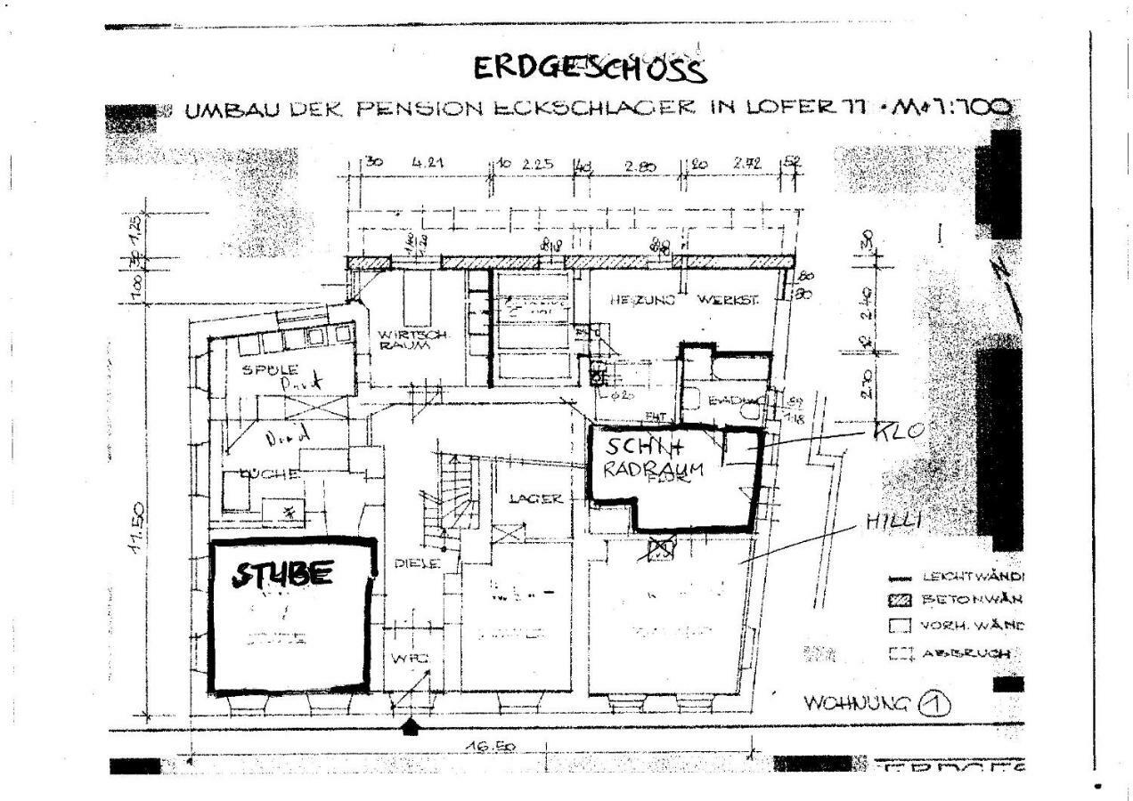 Pension Eckschlager Lofer Exterior foto